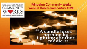 2022 Virtual Conference Princeton Community Works - Lighted candles